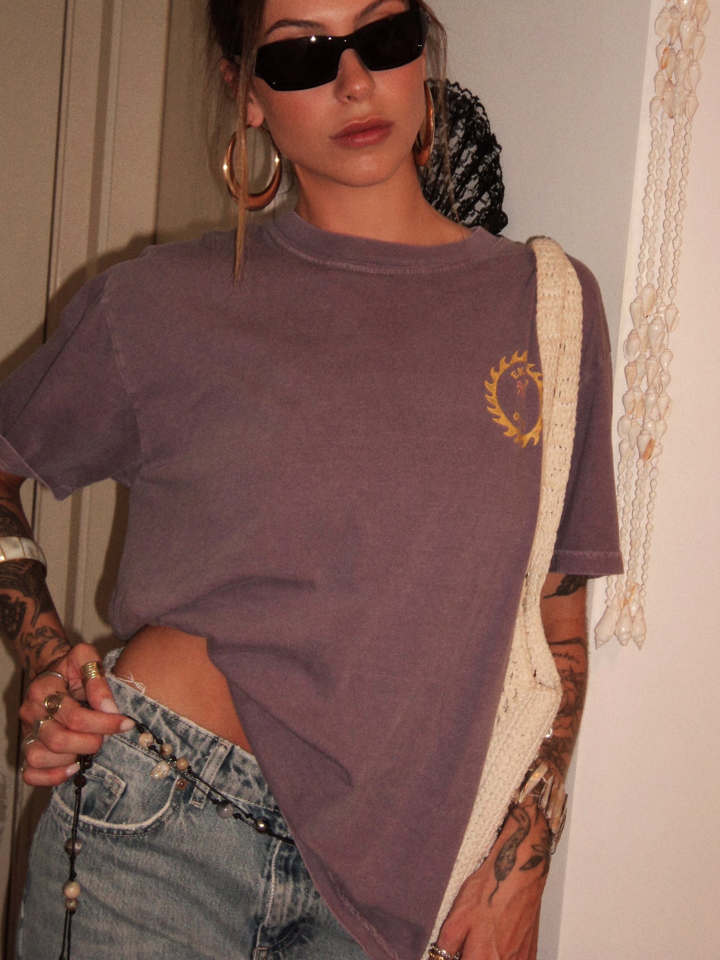 Camiseta Ekala x Owat Roxa