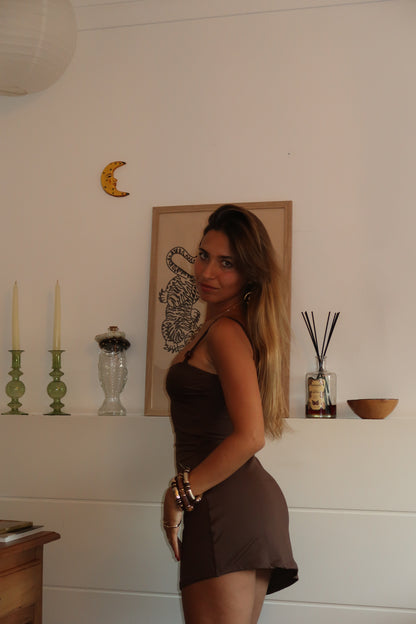 Vestido Lust Curto Cocoa