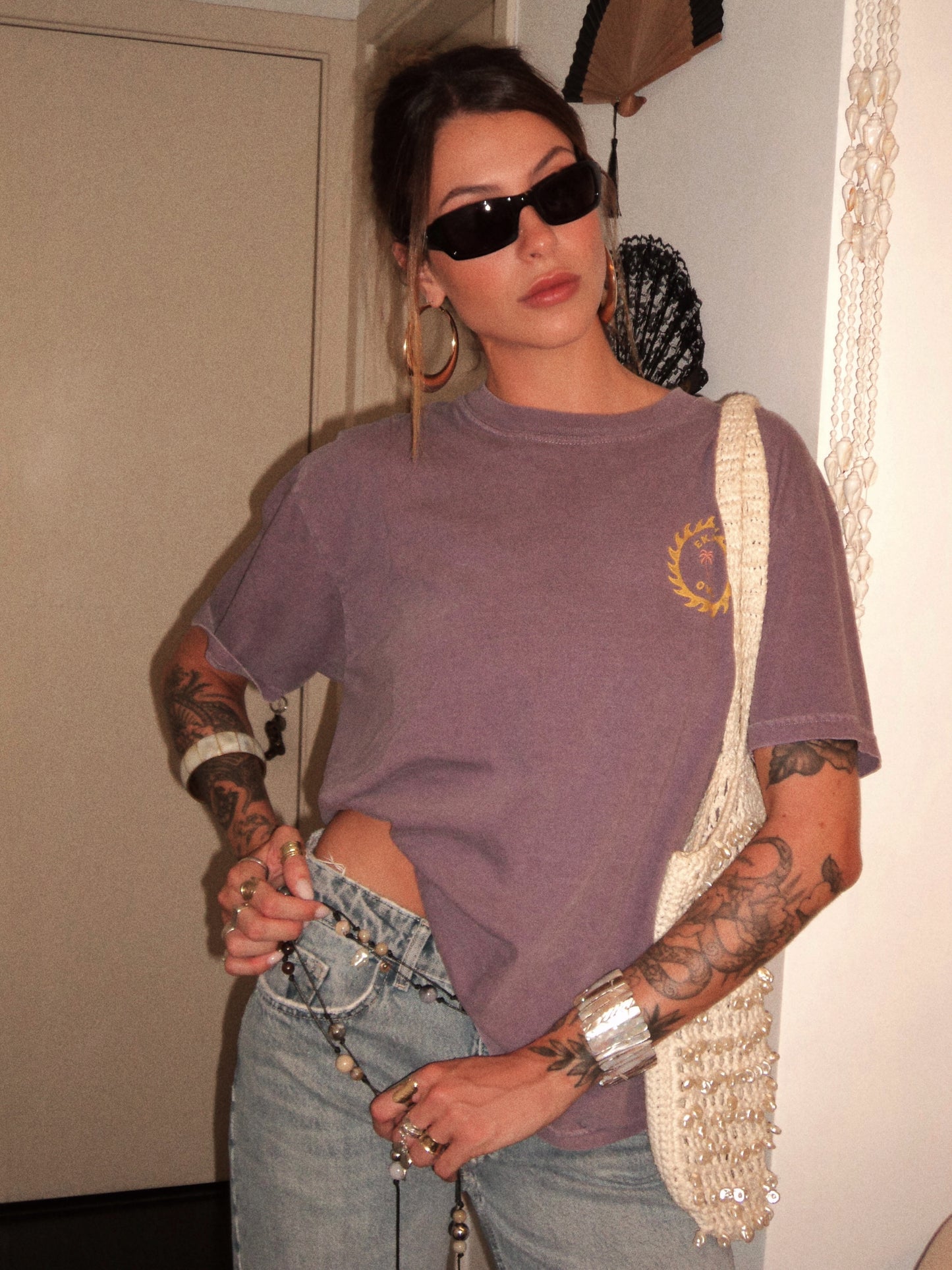 Camiseta Ekala x Owat Roxa