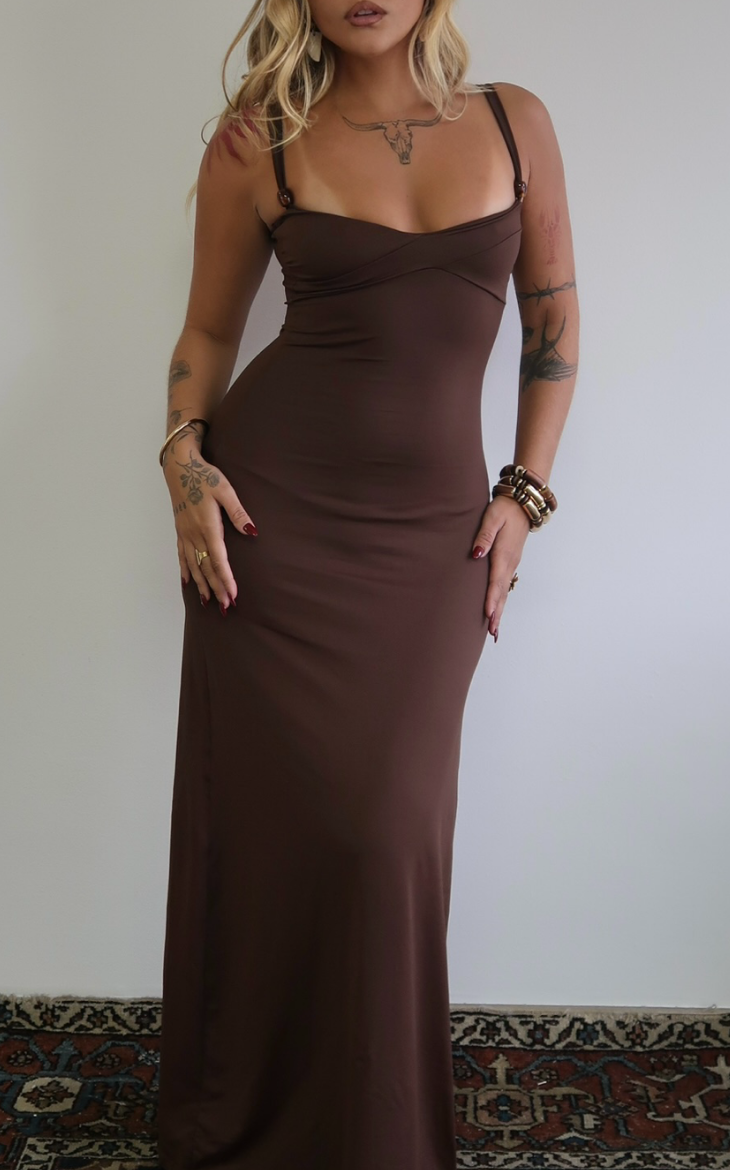 Vestido Lust Longo Cocoa