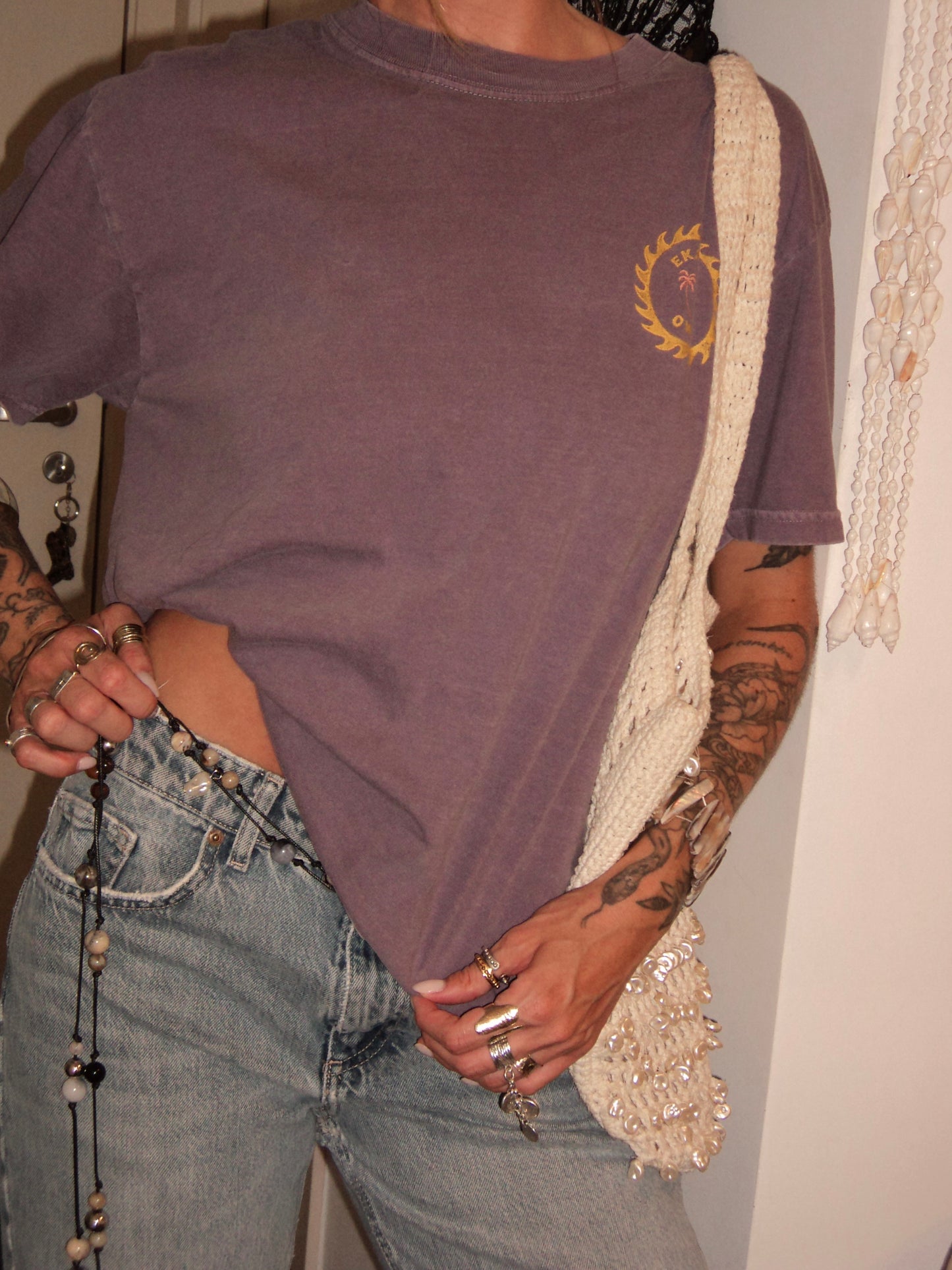 Camiseta Ekala x Owat Roxa